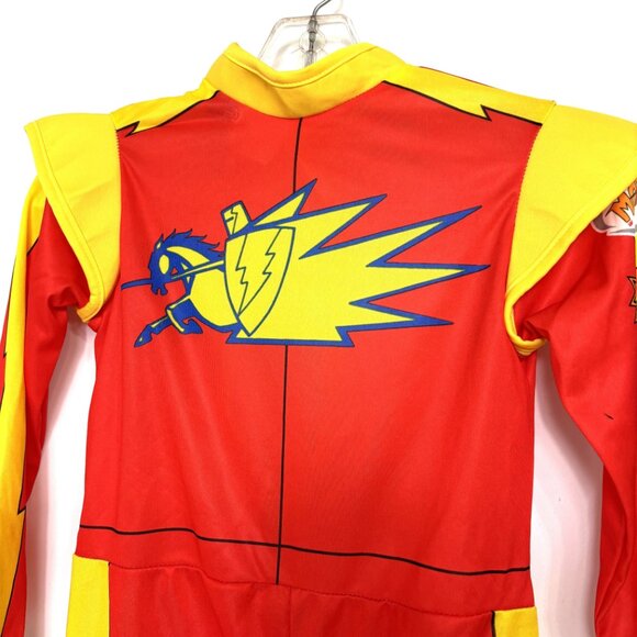 Rubie’s Nascar Racer Red Jumpsuit & Mask Vintage NWT Size Medium - Picture 4 of 11